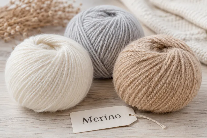 Linknit Merino wool yarn close-up showing fine fiber detail