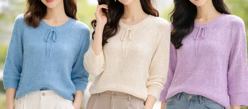 Relationship between order quantity and unit price in sweater processing
