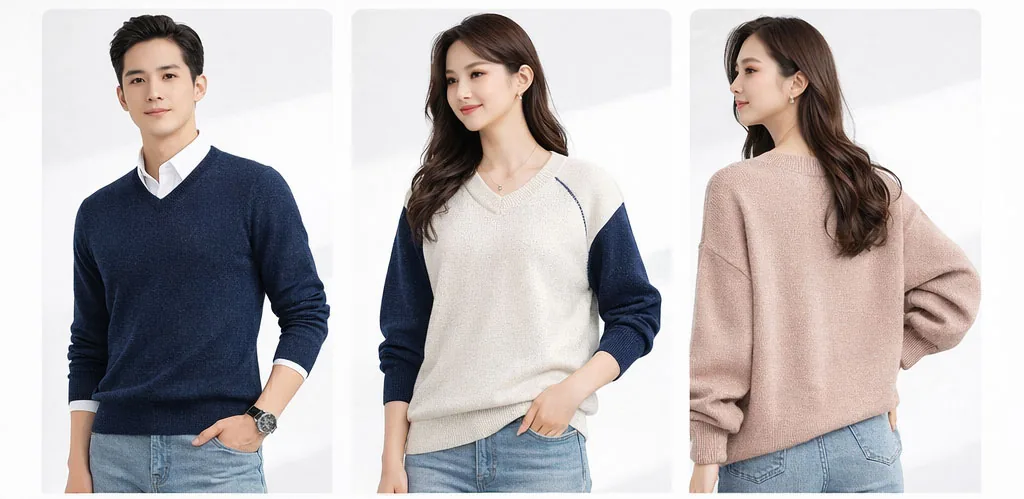 Sweater sampling process and factory sample development