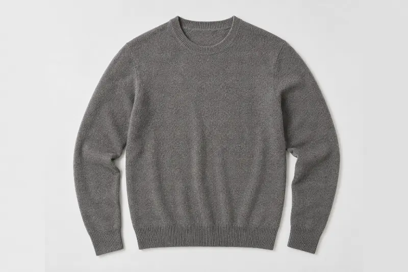 Linknit wool acrylic polyester blend autumn winter sweater garment display