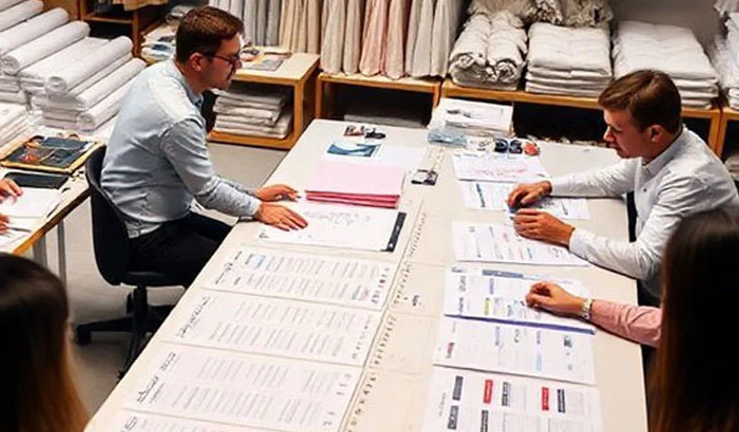 Linknit knitwear requirement briefing and buyer consultation