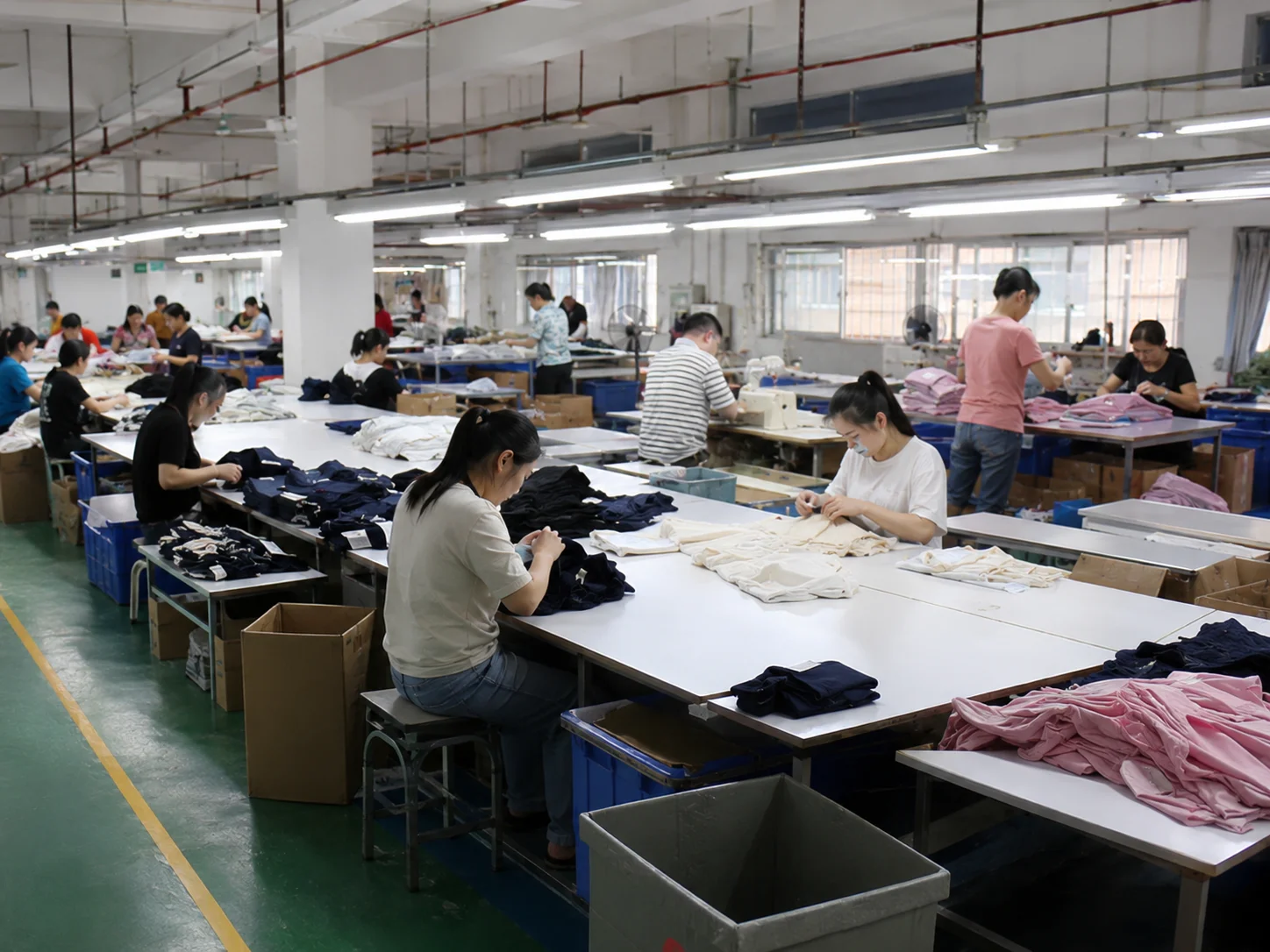 Linknit in-process quality inspection on the factory floor