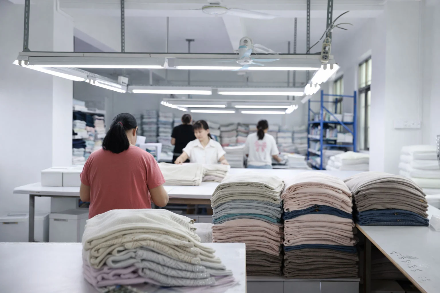 Linknit sweater quality inspection workshop