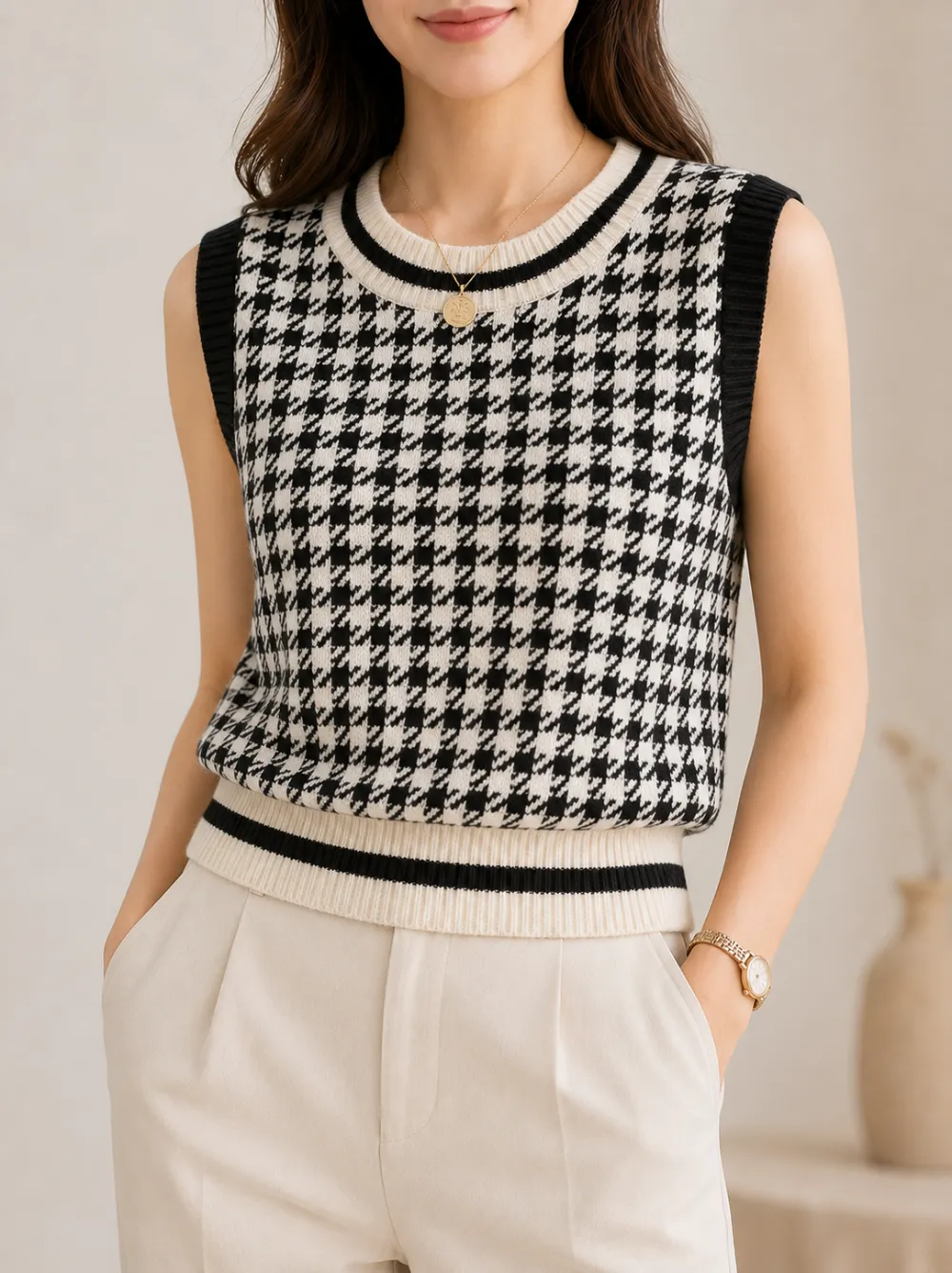 Linknit custom knit vests and waistcoats
